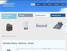 Tablet Screenshot of idraulico-roma-nettuno.it